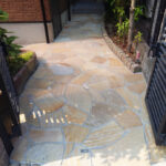 福岡市南区で玄関アプローチ（エクステリア）のリフォームをした施工後の画像。