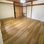 和室からフローリングに張り替えた施工後の洋室になったお部屋