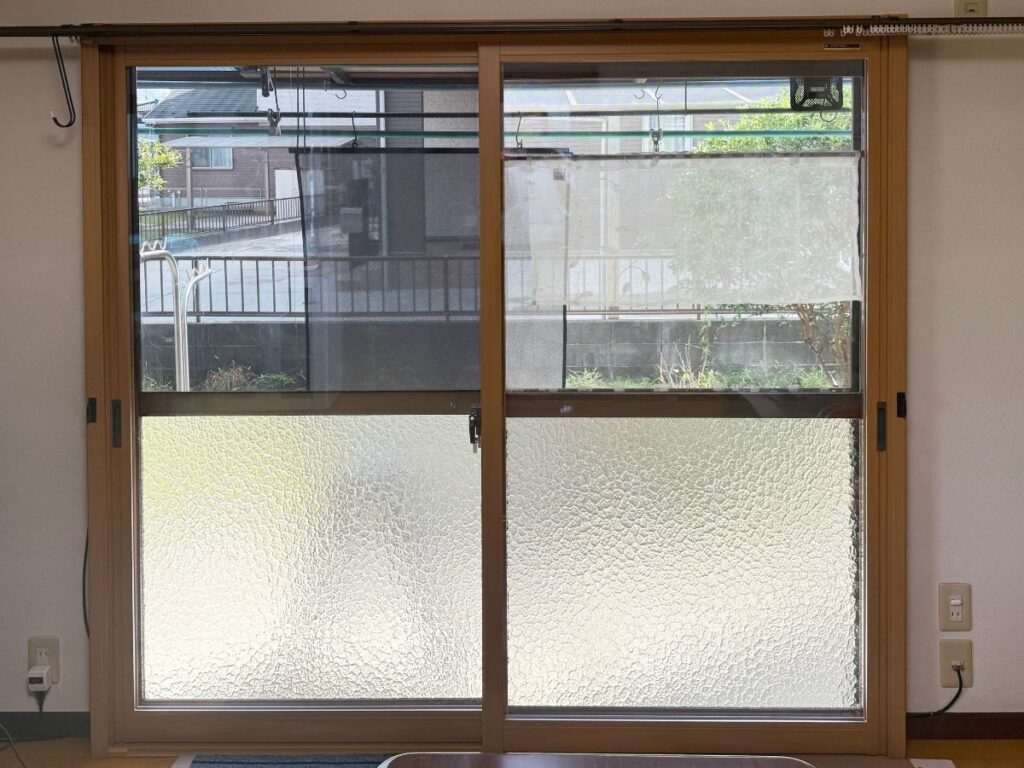 筑紫野市で内窓を設置した施工後の画像。