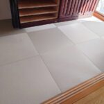 ダイケン（大建工業）の和紙畳の灰桜という色の畳に変えた施工事例の画像。灰桜はフローリングとも相性がいい色で人気の色です。